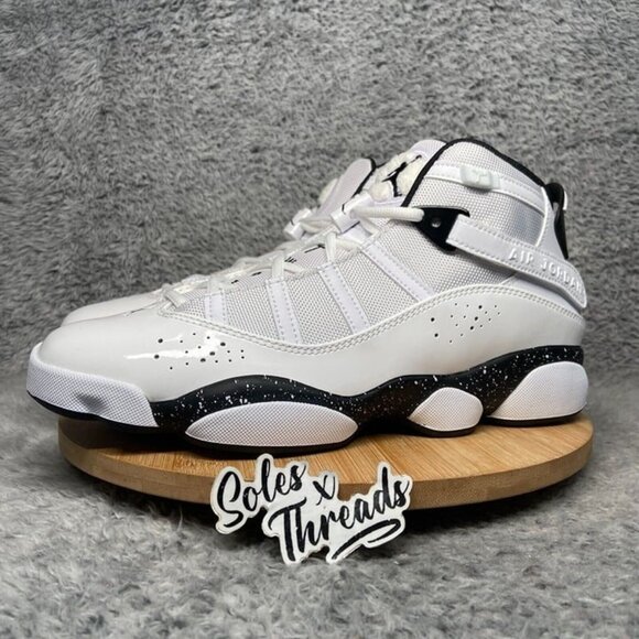 Air Jordan 6 Rings 'Reverse Oreos' Size 10 Men White Black 322992-111 - Picture 5 of 9